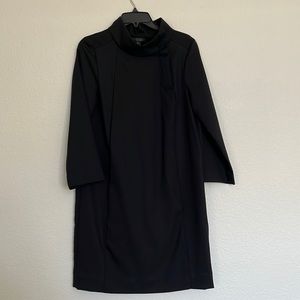 COS Funnelneck Black Dress